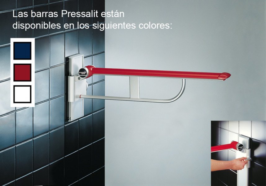 Barras abatibles Pressalit - con recorrido graduable