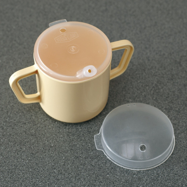 Vaso de plástico con dos asas 'Económico'