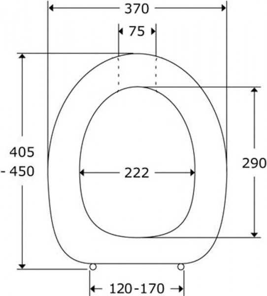 Asiento con tapa 'Dania'