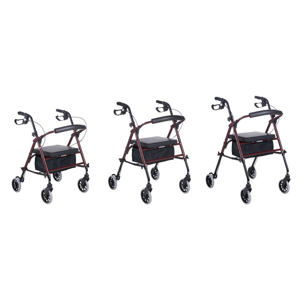 Rollator asiento regulable en altura HI-LOW