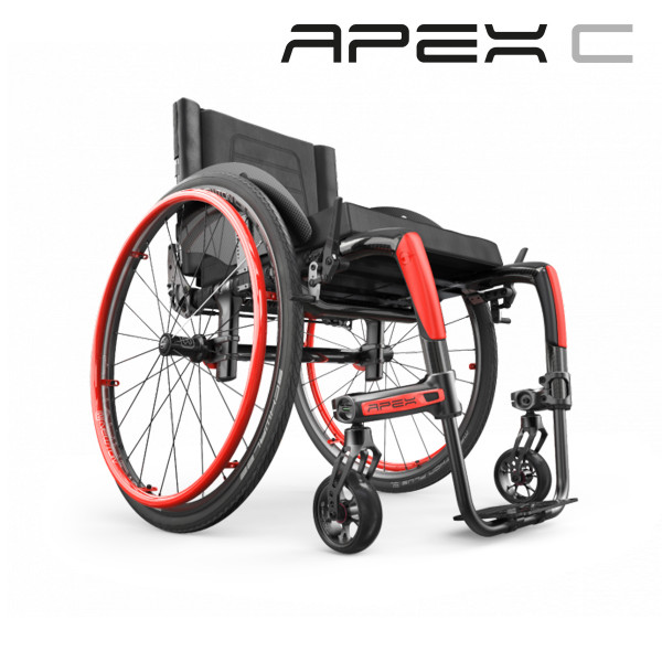 Silla de ruedas activa rígida de carbono APEX C