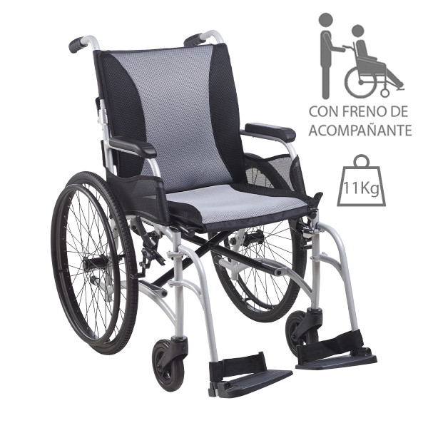 Silla de ruedas de aluminio ERGO TRANSIT