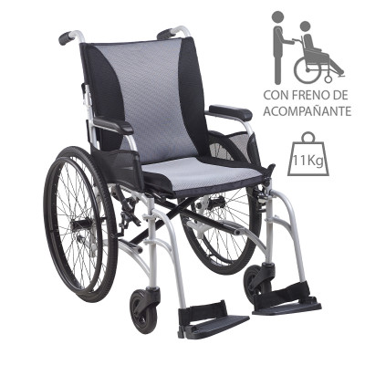 Silla de ruedas de aluminio ERGO TRANSIT