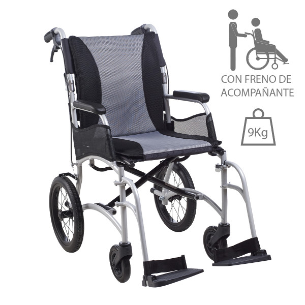 Silla de ruedas de aluminio ERGO TRANSIT