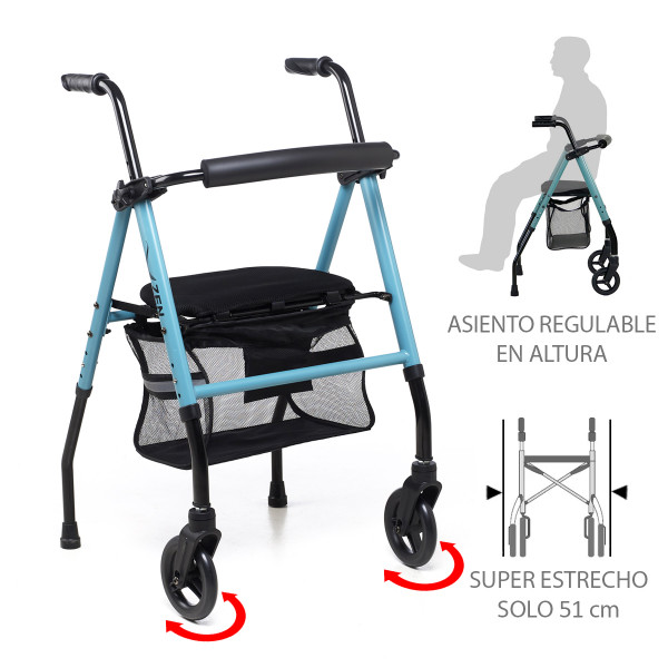 Andador de aluminio ZEN LITE