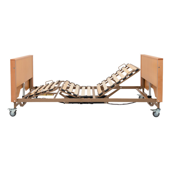 Cama electrónica ANTARES con lamas de madera