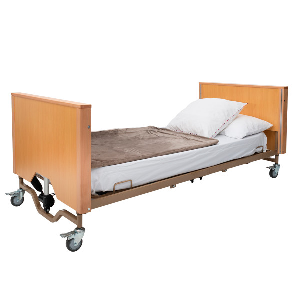 Cama electrónica ANTARES con lamas de madera