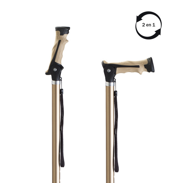 Bastón Trekking 2 en 1