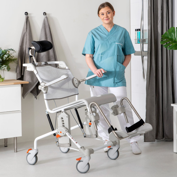 Silla de ducha y wc basculante MOBIL TILT 2
