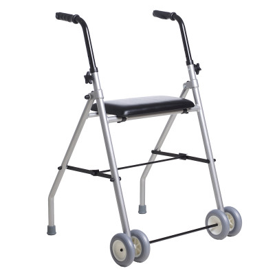 Andador de aluminio con asiento