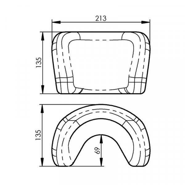 Cabezal blando de poliuretano CB22