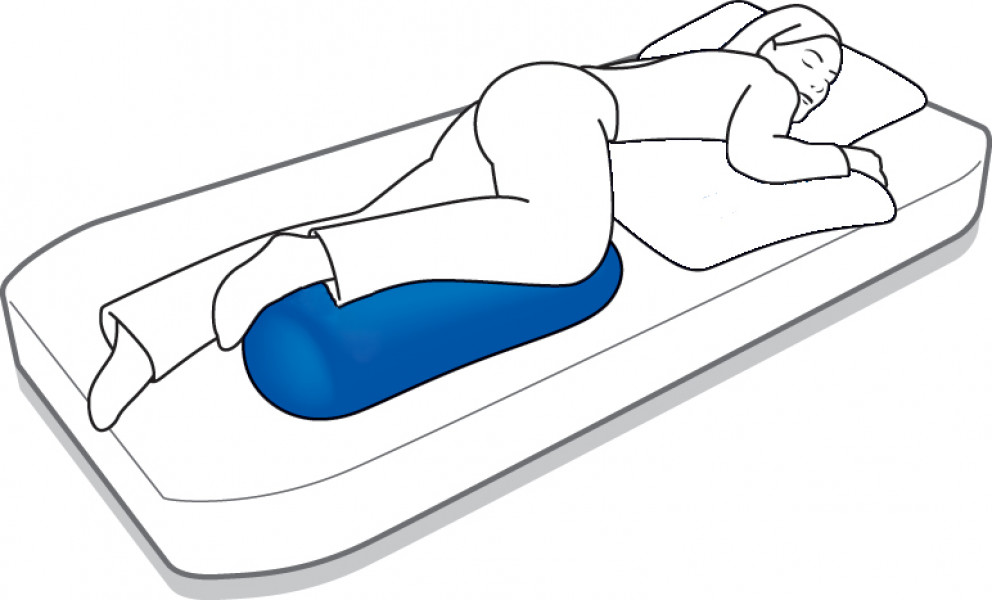 Cojín de posicionamiento cilíndrico con arco abductor