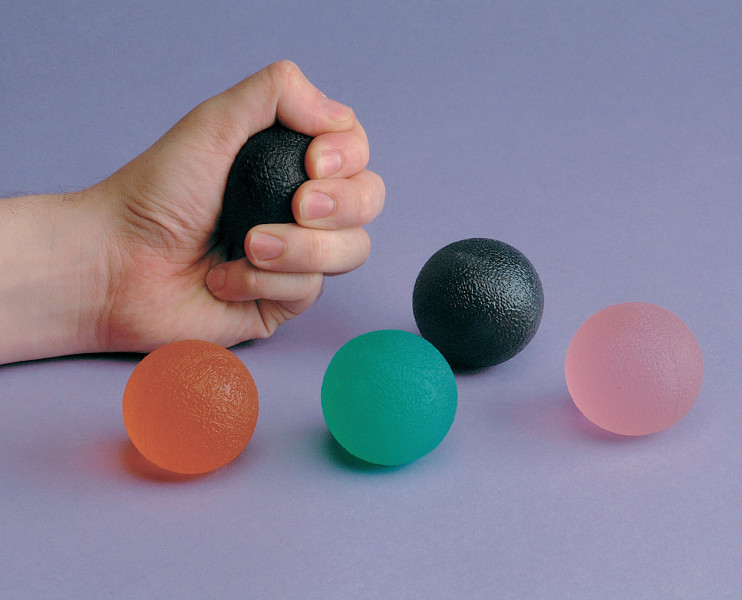 Set de 5 bolas  de ejercicio de gel