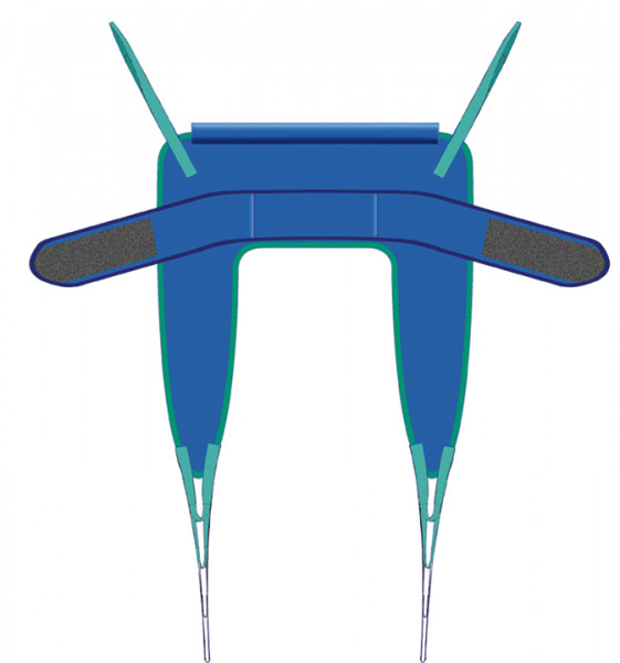 Arnés de ajuste rápido 'Fast-fit'.