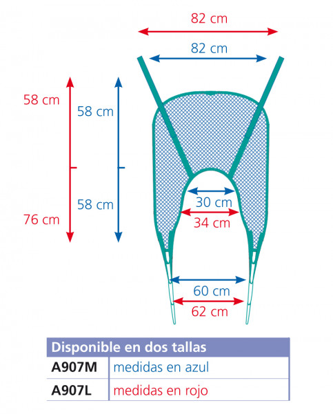 Arnés de baño 'aqua'.