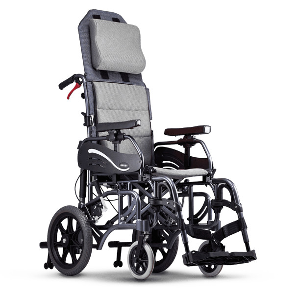 Silla de ruedas basculante plegable de aluminio VIP