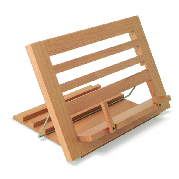 Atril de madera plegable