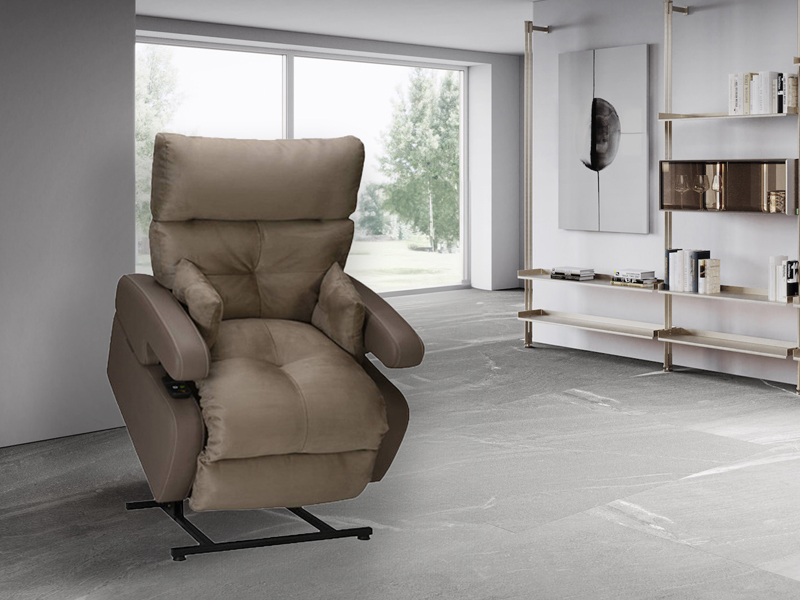Sillón elevador COCOON XXL hasta 220 Kg. Reposabrazos extraíbles