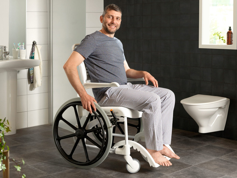 Sillas de ruedas para la ducha y sillas de baño de baño y WC Silla inodoro