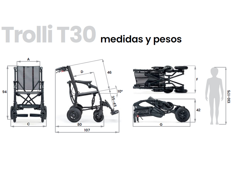 Silla compacta y ligera TROLLI