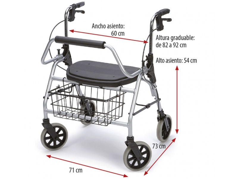 Maxi Rollator XL 200 kg