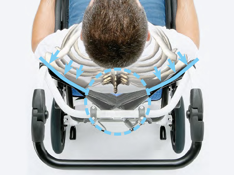 Silla basculante JUDITTA.