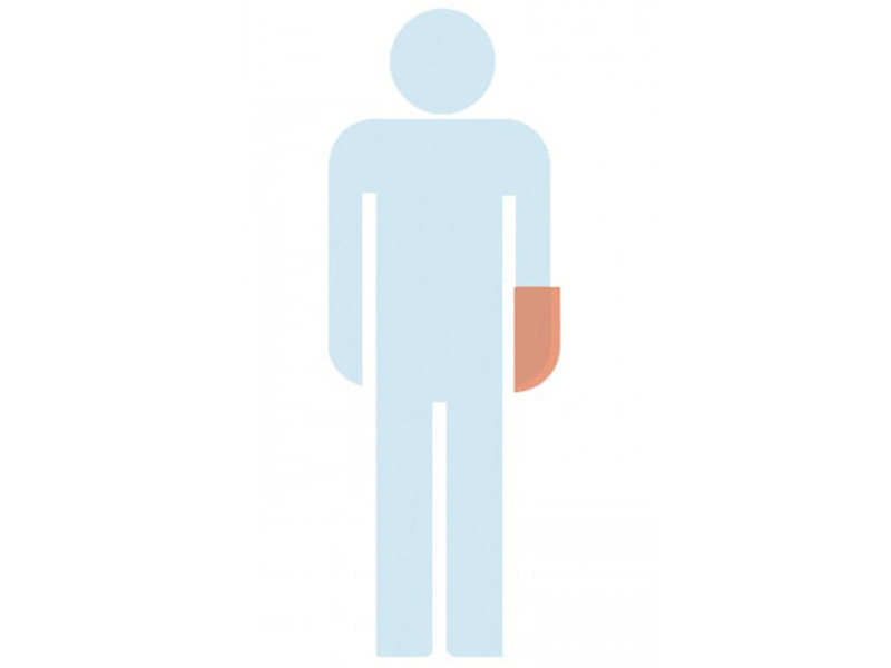 Protector medio brazo