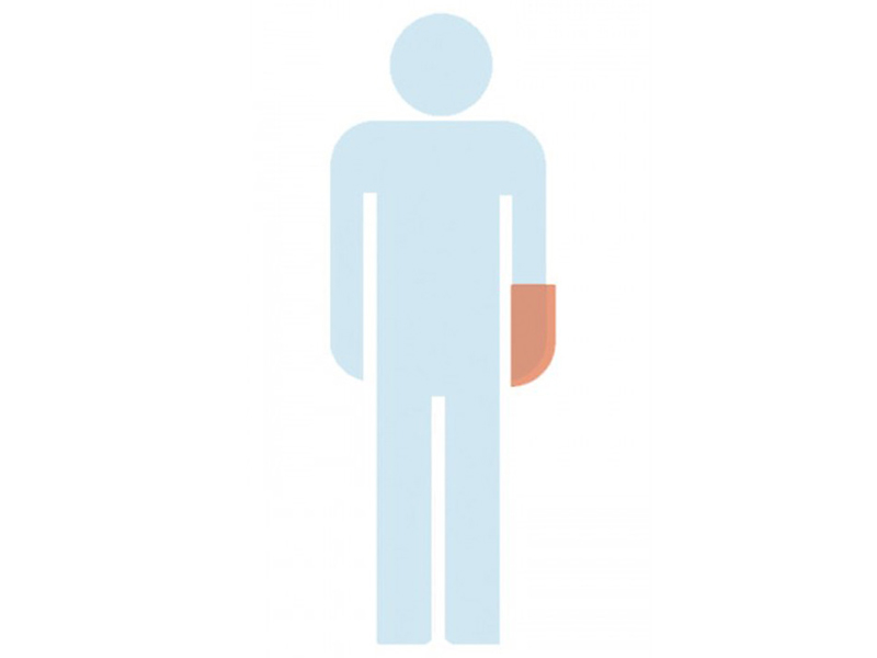 Protector junior medio brazo-