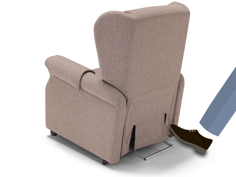 Sillón elevador VANITY con 2 motores. Reposabrazos extraíbles