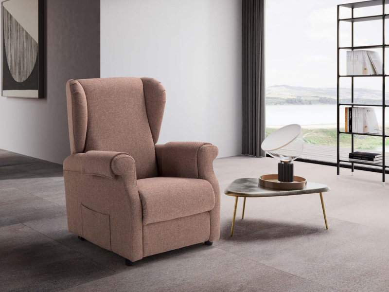 Sillón elevador VANITY con 2 motores. Reposabrazos extraíbles