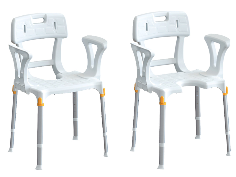 Silla GENOVA asiento en U con brazos