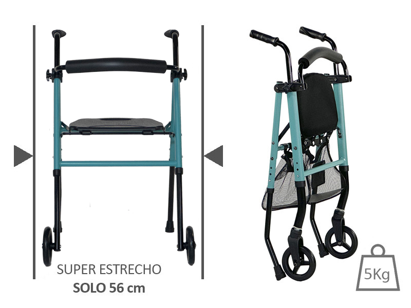 Andador de aluminio ZEN ROLLER