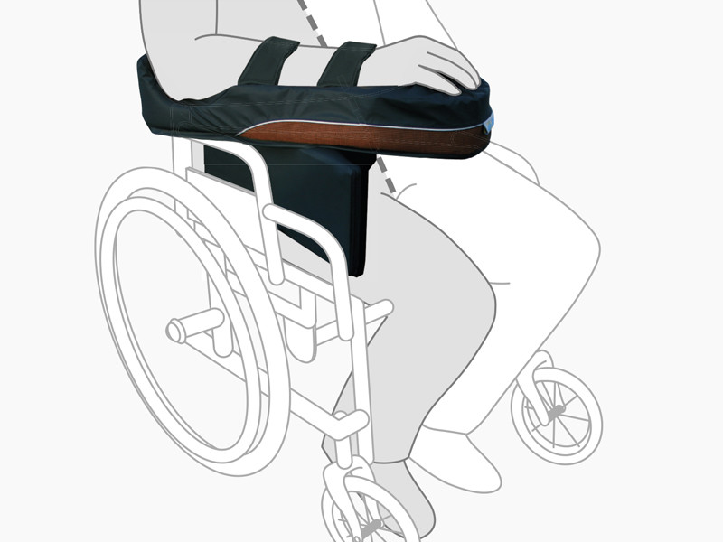 Posicionador de brazo para silla