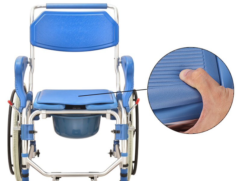 Silla de ducha y wc con ruedas de 24" OASIS