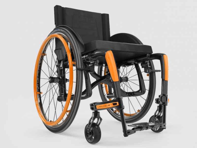 Silla de ruedas activa plegable de Carbono VELOCE