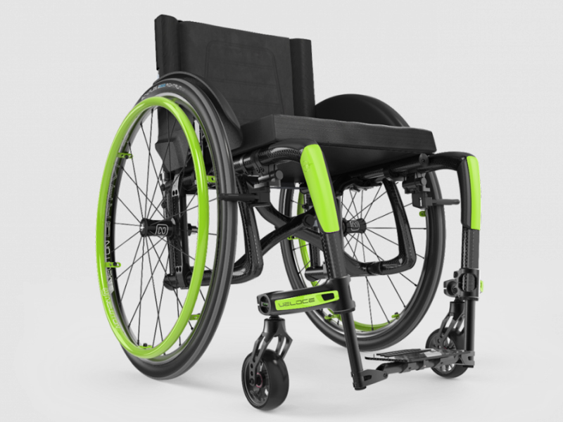 Silla de ruedas activa plegable de Carbono VELOCE