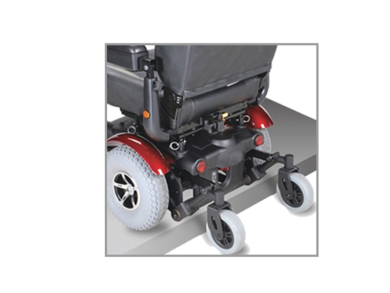 Silla de ruedas eléctrica tracción central R300