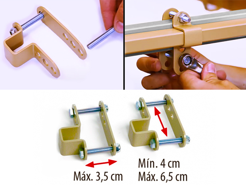 Barandilla abatible UNIVERSAL (unidad)