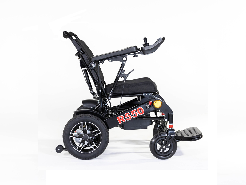 Silla de ruedas eléctrica plegable R550 (Respaldo reclinable)
