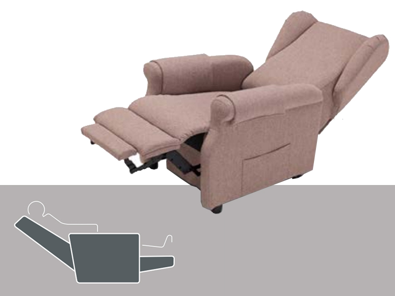 Sillón elevador VANITY con 2 motores. Reposabrazos extraíbles