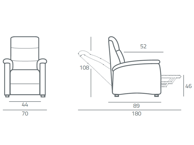 Sillón elevador METRO con 2 motores