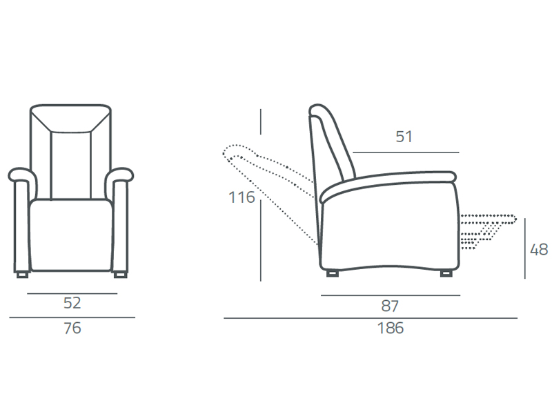Sillón elevador GALA con 2 motores