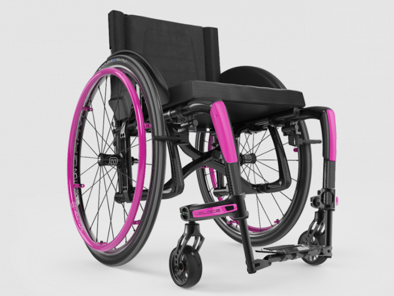 Silla de ruedas activa plegable de Carbono VELOCE