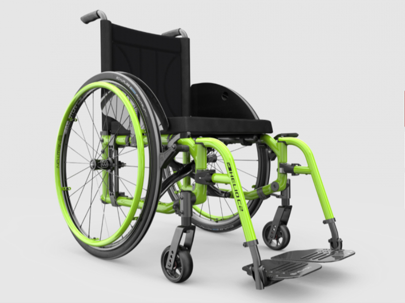 Silla de ruedas plegable de carbono HELIO C2