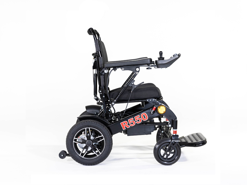 Silla de ruedas eléctrica plegable R550 (Respaldo reclinable)