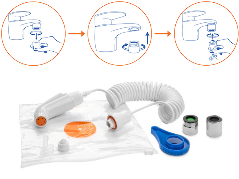 Teléfono de ducha para wc HELLO BIDET