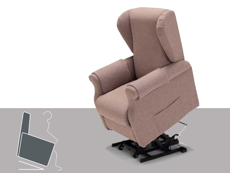 Sillón elevador VANITY con 2 motores. Reposabrazos extraíbles